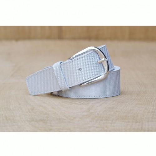 CEINTURE CUIR ARGENT| La jean